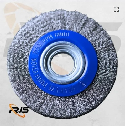 Escova Circular de Aço Ondulado 150 x 32 mm