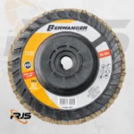 Lixa Flap PRO 115 mm M14 Base Nylon Reta Berwanger - imagem 3