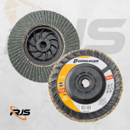 Lixa Flap PRO 115 mm M14 Base Nylon Reta Berwanger