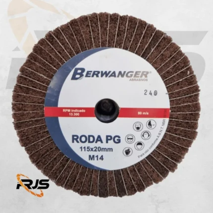 Roda Mista 100 x 100 mm M14 para Desbaste e Acabamento