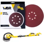 Lixa Disco com Velcro 230 mm com Furo Wagner - 80