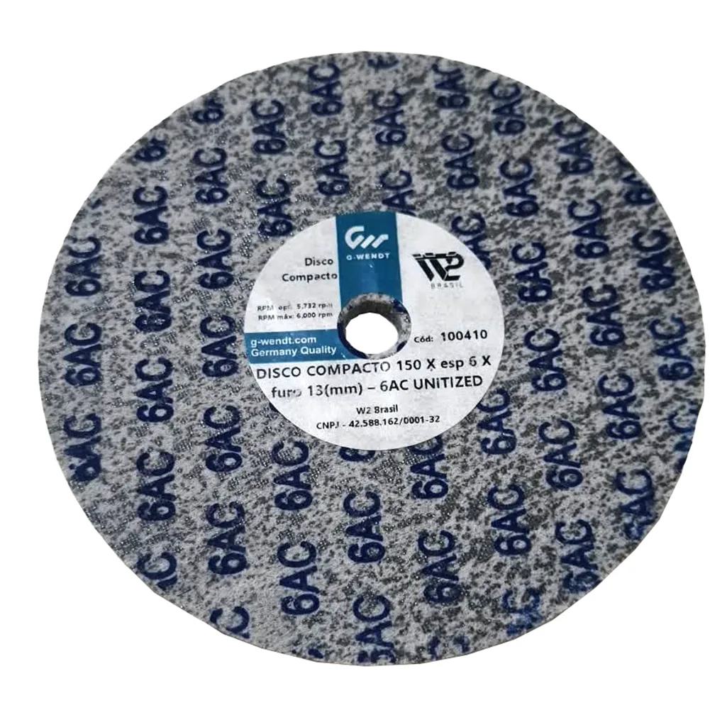 Disco compacto 150 x 6 x 13 mm 6AC semi flexível W2