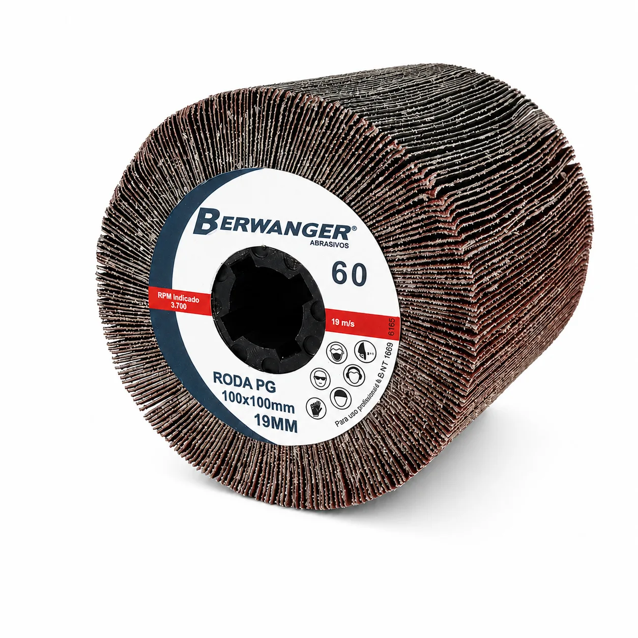 Roda de Lixa PG 115 x 100 mm Berwanger