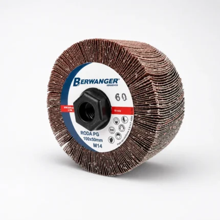Roda de Lixa PG 100 x 50 mm M14 Berwanger - 60