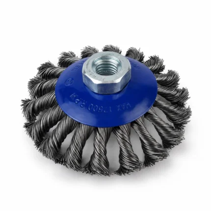 Escova Cônica de Aço Trançado 115 mm M14 Abrasfer