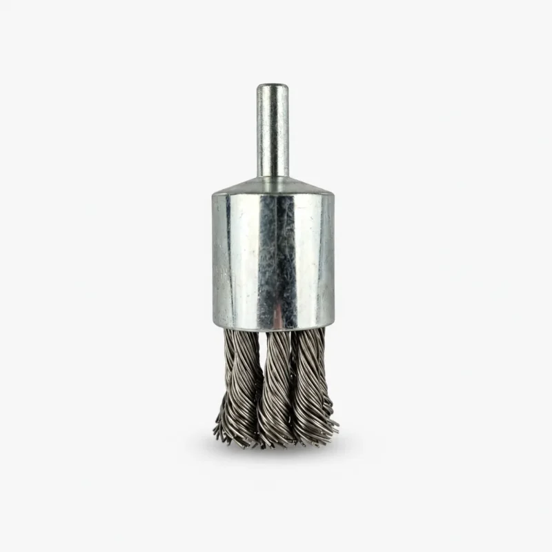 Escova Pincel de Aço Trançado com Haste 6 mm - 19 mm
