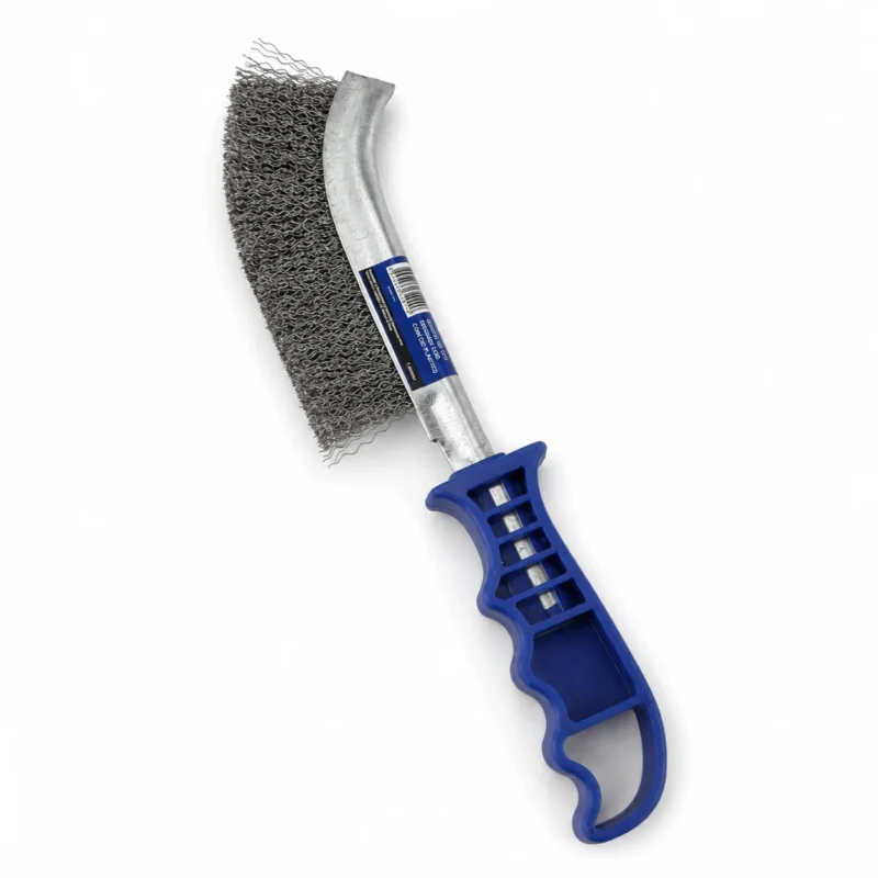Escova Manual de Aço Carbono com Cabo Plástico