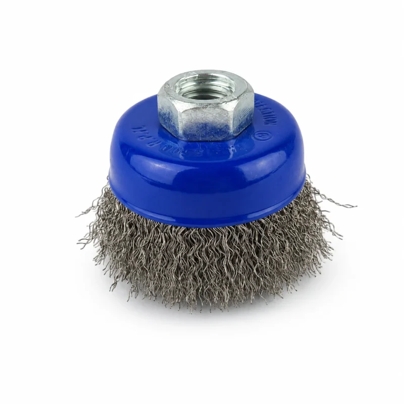 Escova Copo de Aço Carbono Ondulado 65 e 100 mm M14 - 65 x M14