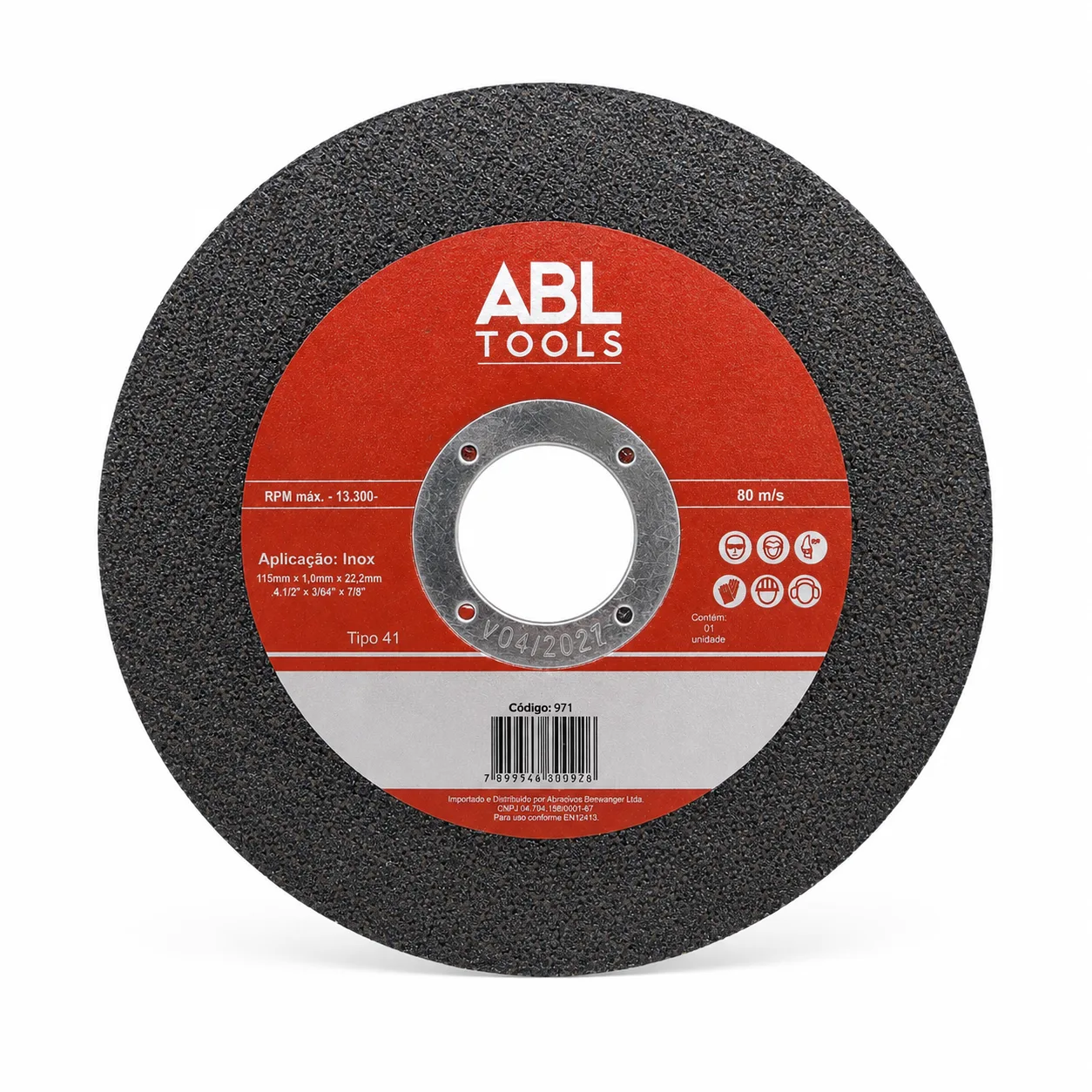 Disco de Corte 115 x 1,0 x 22 mm ABL Tools