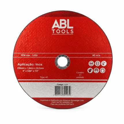 Disco de Corte 230 x 1,9 x 22 mm ABL Tools