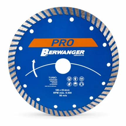 Disco Diamantado Turbo 180 x 22 mm para Cerâmica e Porcelanato