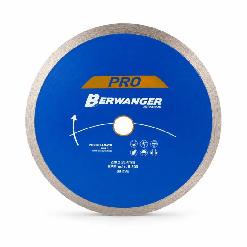 Disco Diamantado Contínuo 230 x 22 mm para Cerâmica e Porcelanato